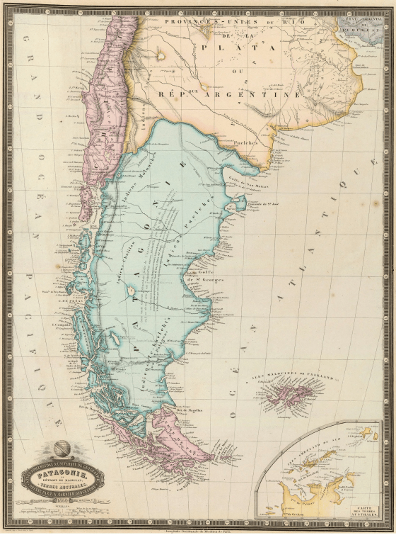Patagonia Chile Argentina 1862